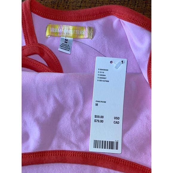 NWT Womens Urban Outfitters Burnout Tank Top Bodycon Dress Pink Size M - Picture 5 of 8